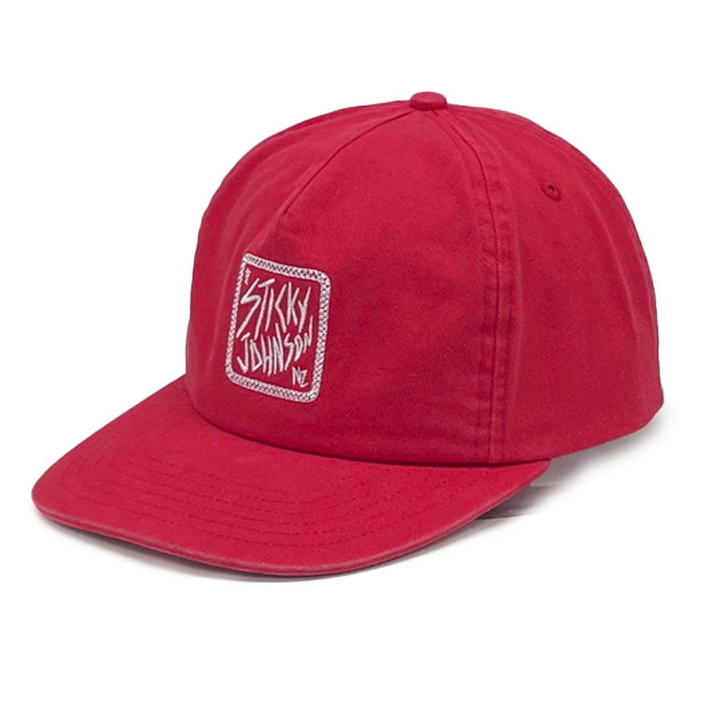 5 Panel Hat Red