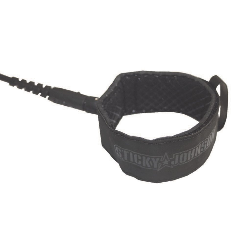 6 FT Pro Regular Leash Grey Stealth Logo, 6'0"