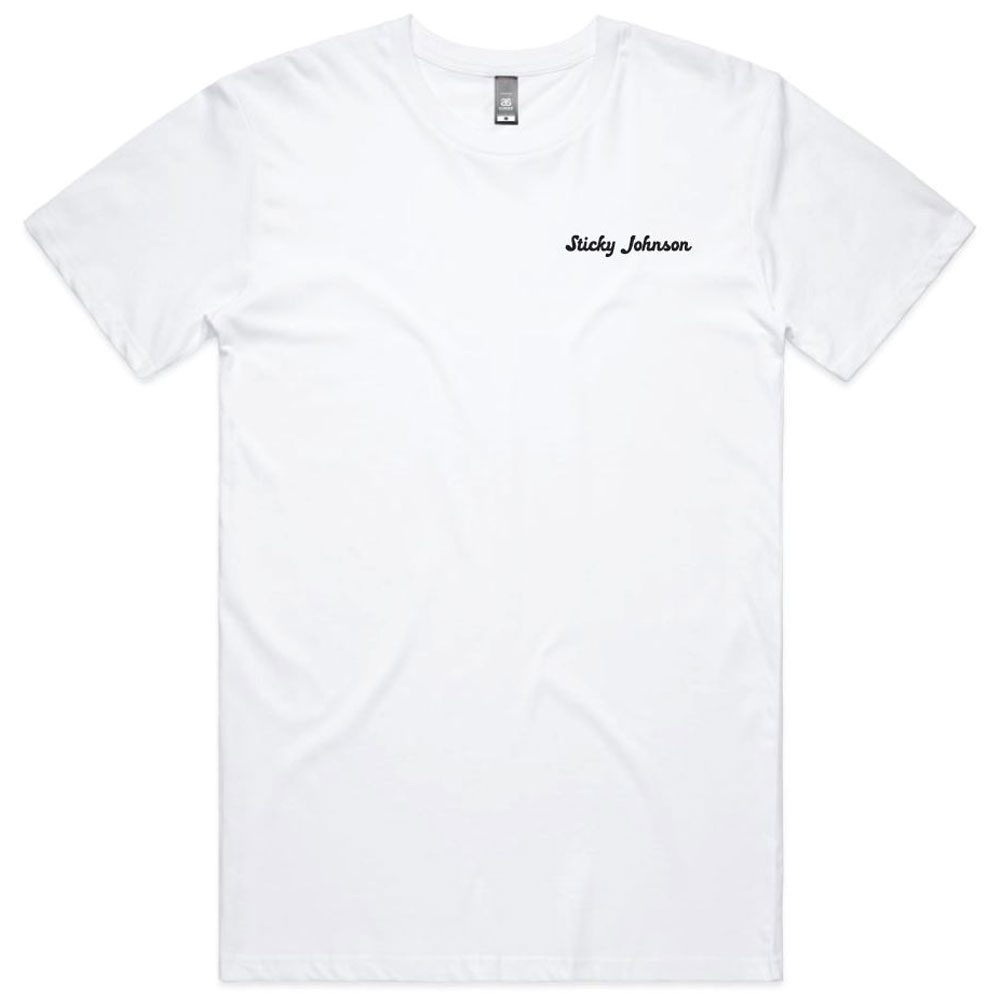 SJ Sticky Skull Tee - White