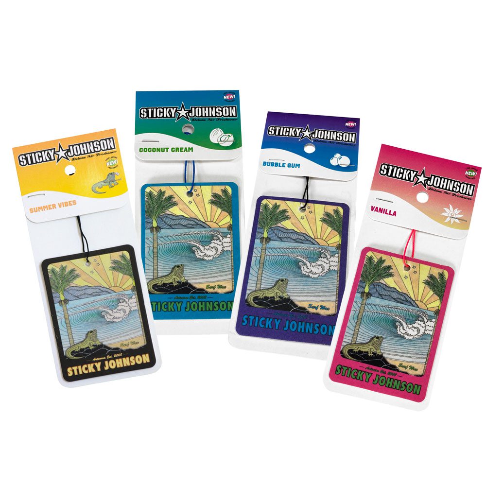Sticky Johnson Tuatara Air Fresheners