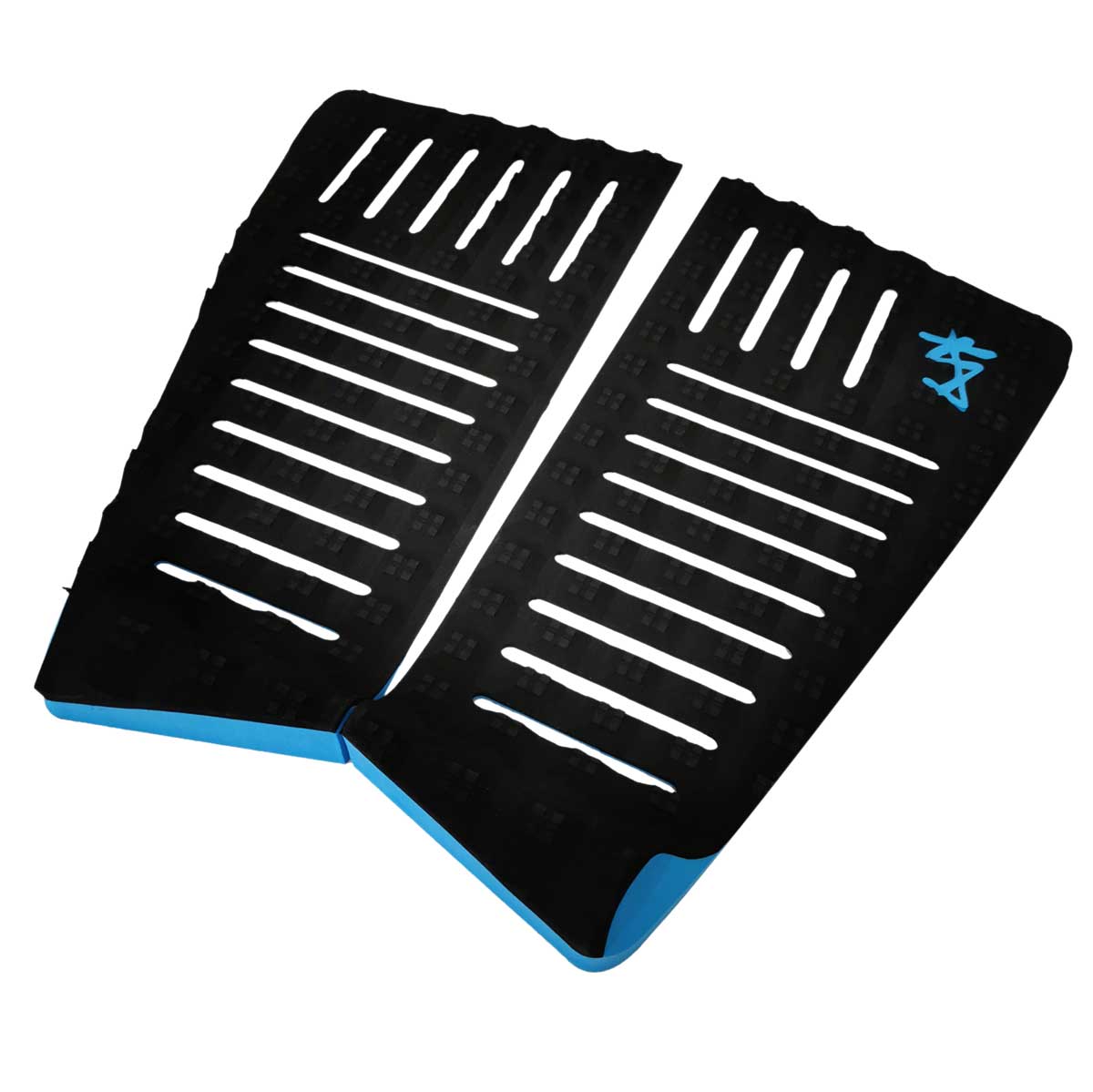 Sticky Johnson Twin Fin Surfboard Grip Black/Blue