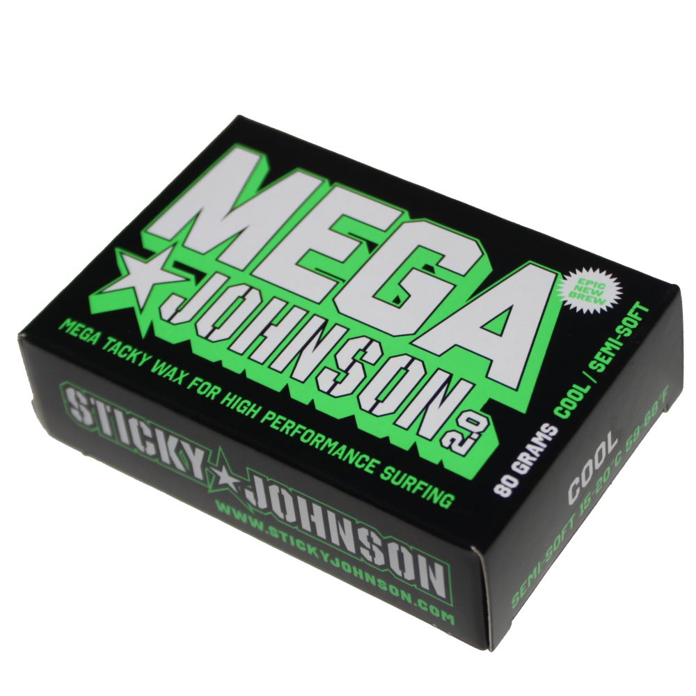 Sticky Johnson, Mega Johnson 2.0 surf wax cool