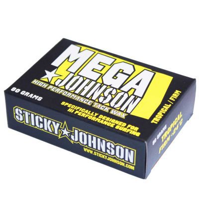 Sticky Johnson Mega Johnson Top Coat Surfboard Wax Tropical