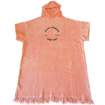 Peach Palm Hooded Towel