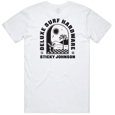 SJ Scene Check Tee - White