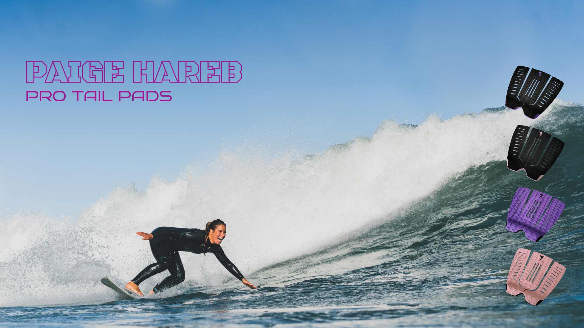 Paige Hareb Surfboard Grips